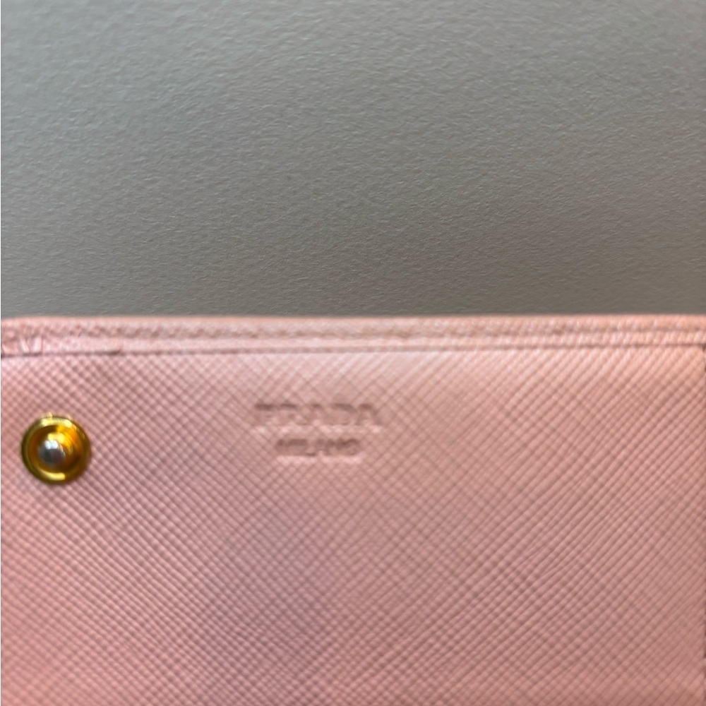 Prada Saffiono Fiocco Pink Bow Wallet Authentic - Picture 11 of 11